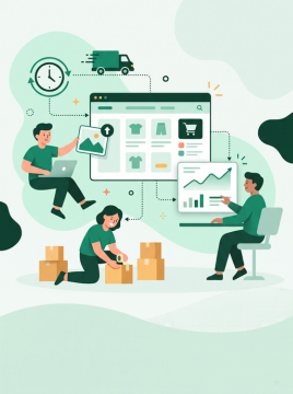 Agency team working together